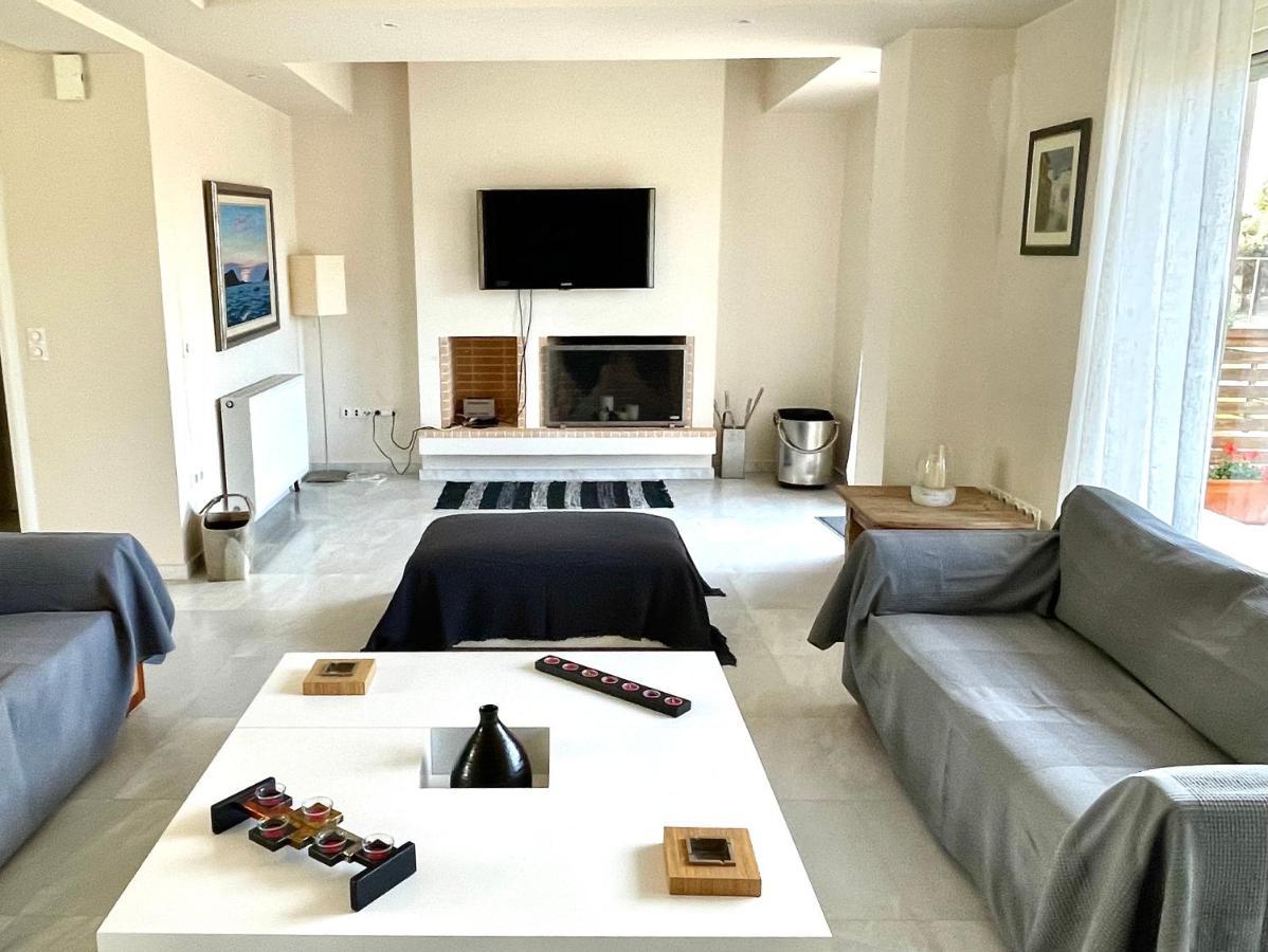 Legrena Beach Villa Sounion Ngoại thất bức ảnh