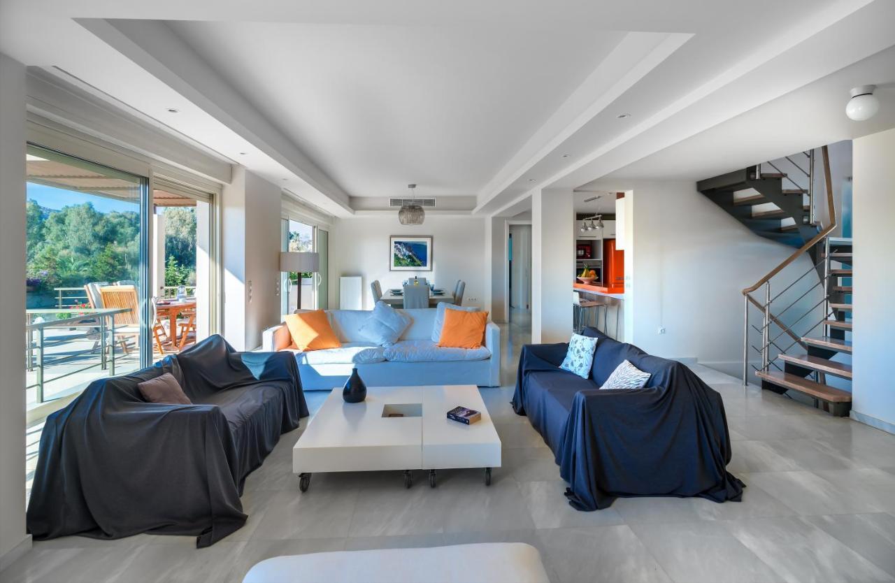Legrena Beach Villa Sounion Ngoại thất bức ảnh