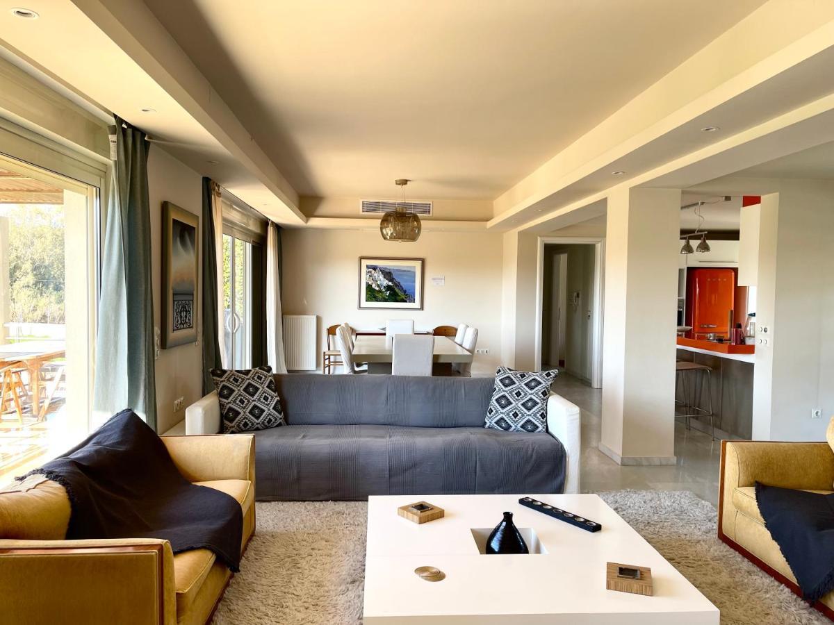 Legrena Beach Villa Sounion Ngoại thất bức ảnh