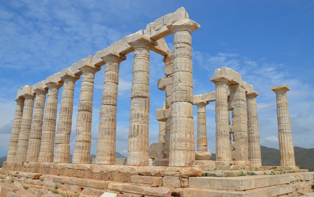 Legrena Beach Villa Sounion Ngoại thất bức ảnh